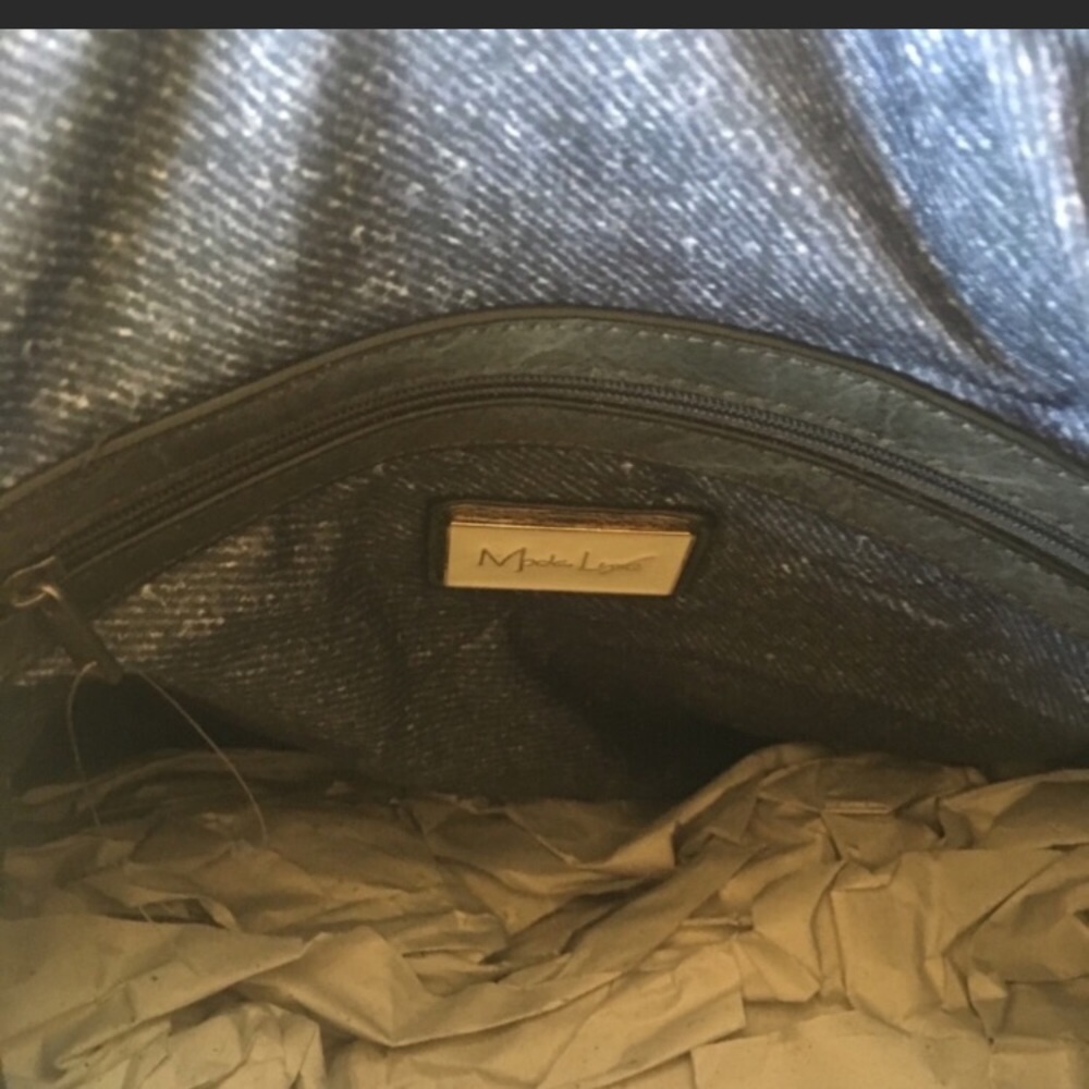 Anthropologie Hand Painted Cross Body Bag - Picture 5 of 6